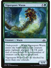 Magic: The Gathering Vigorspore Wurm (147) Lightly Played