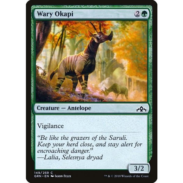 Magic: The Gathering Wary Okapi (149) Lightly Played