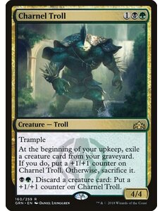 Magic: The Gathering Charnel Troll (160) Lightly Played