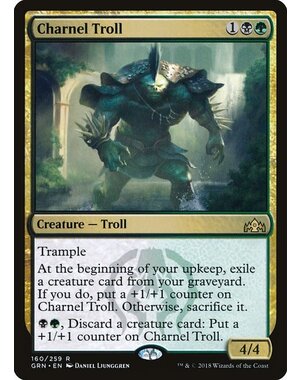 Magic: The Gathering Charnel Troll (160) Moderately Played
