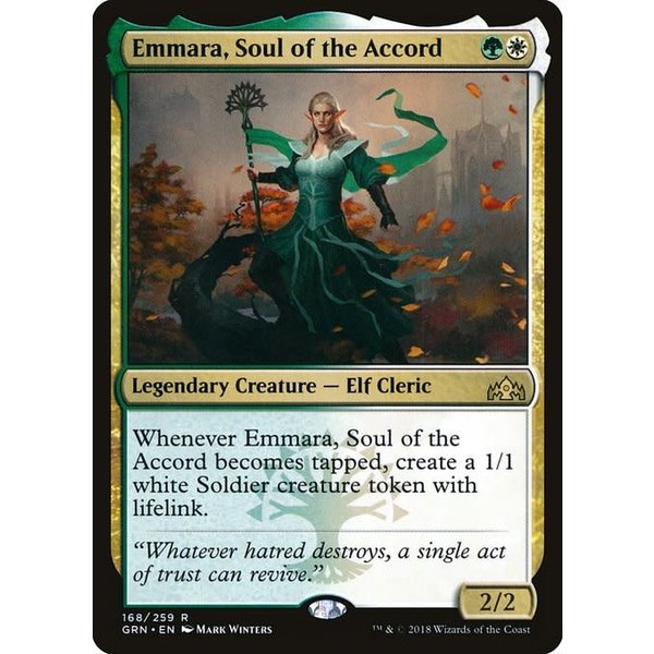 Magic: The Gathering Emmara, Soul of the Accord (168) Moderately Played