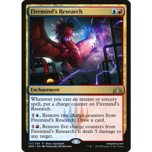 Magic: The Gathering Firemind's Research (171) Lightly Played