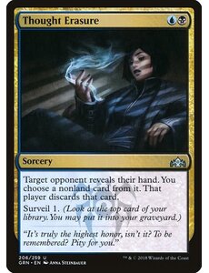 Magic: The Gathering Thought Erasure (206) Lightly Played