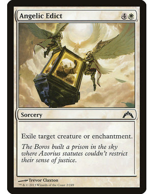 Magic: The Gathering Angelic Edict (002) Lightly Played