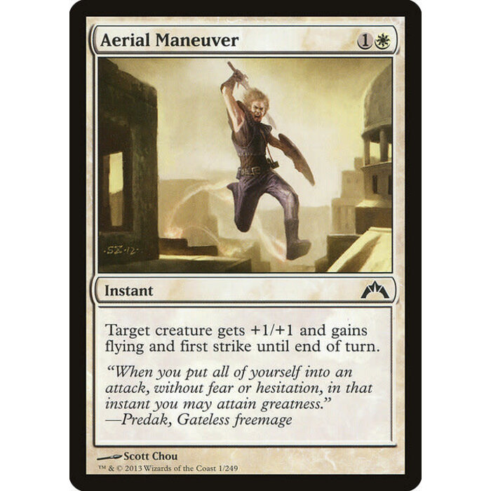 Magic: The Gathering Aerial Maneuver (001) Moderately Played