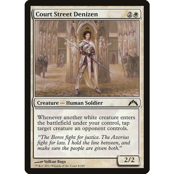 Magic: The Gathering Court Street Denizen (008) Lightly Played