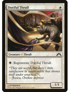 Magic: The Gathering Dutiful Thrull (011) Lightly Played