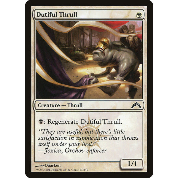 Magic: The Gathering Dutiful Thrull (011) Lightly Played