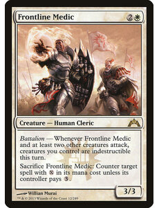 Magic: The Gathering Frontline Medic (012) Moderately Played