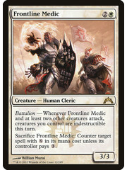 Magic: The Gathering Frontline Medic (012) Moderately Played Foil