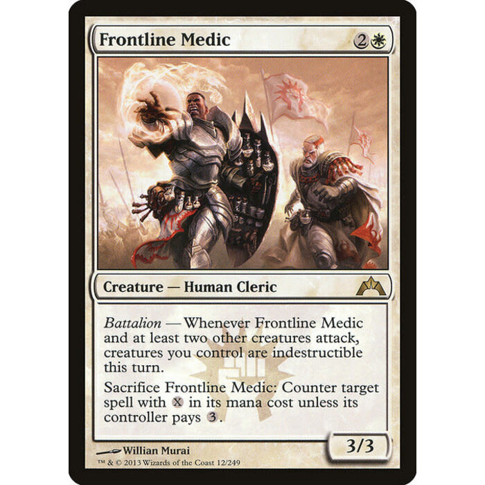 Magic: The Gathering Frontline Medic (012) Moderately Played Foil