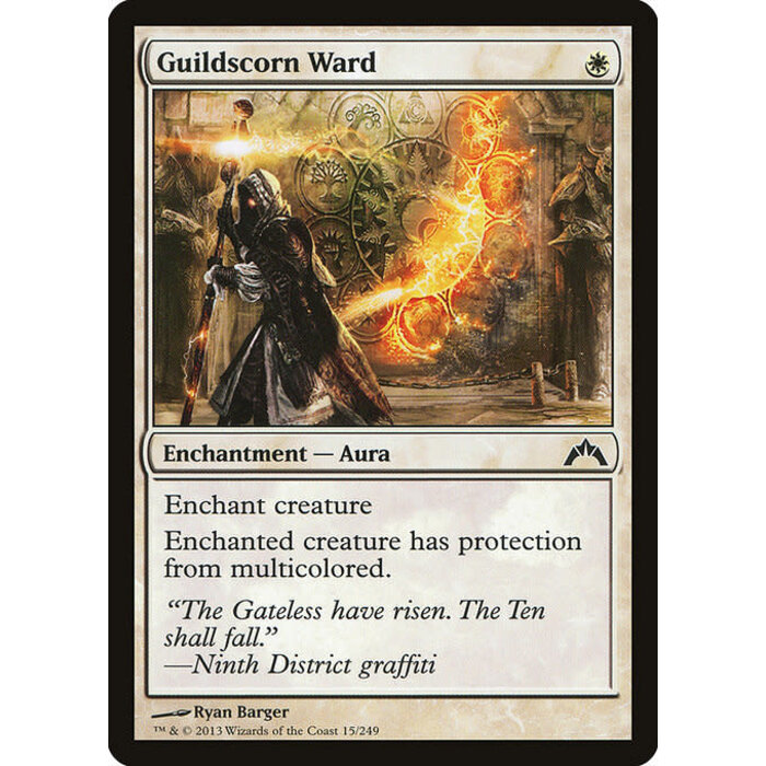 Magic: The Gathering Guildscorn Ward (015) Lightly Played