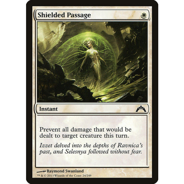 Magic: The Gathering Shielded Passage (024) Moderately Played