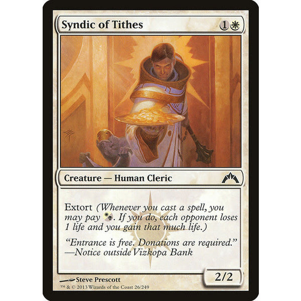 Magic: The Gathering Syndic of Tithes (026) Lightly Played