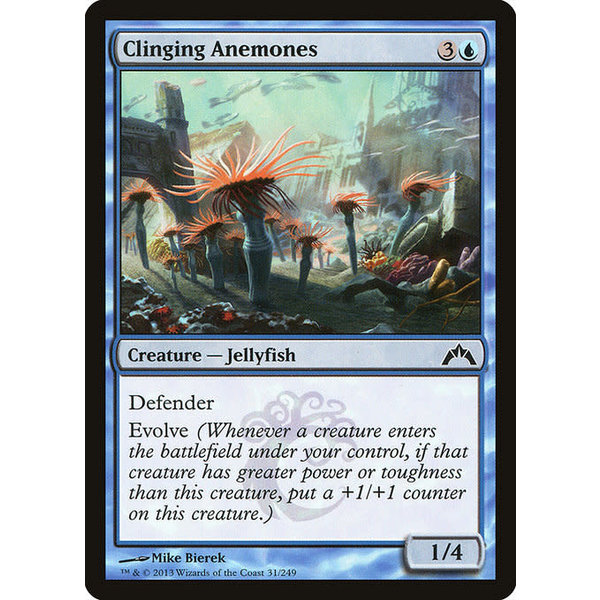 Magic: The Gathering Clinging Anemones (031) Lightly Played