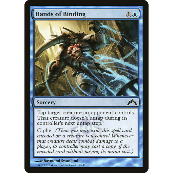 Magic: The Gathering Hands of Binding (037) Moderately Played Foil