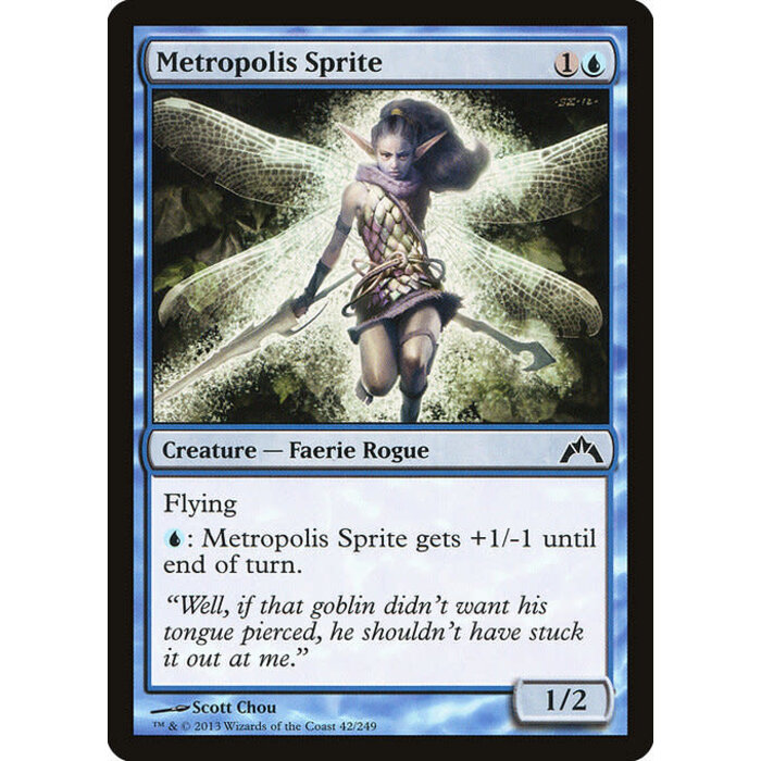 Magic: The Gathering Metropolis Sprite (042) Lightly Played