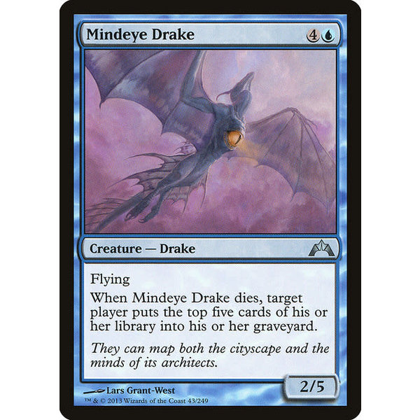 Magic: The Gathering Mindeye Drake (043) Moderately Played
