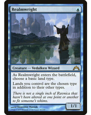 Magic: The Gathering Realmwright (045) Moderately Played Foil