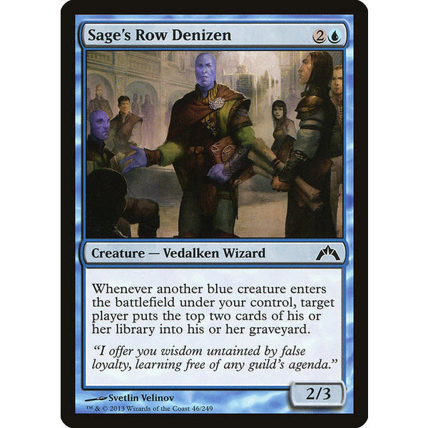 Magic: The Gathering Sage's Row Denizen (046) Lightly Played