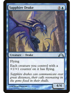 Magic: The Gathering Sapphire Drake (047) Lightly Played