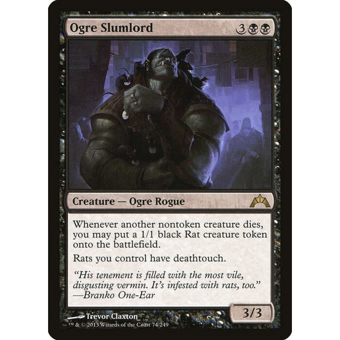 Magic: The Gathering Ogre Slumlord (074) Lightly Played