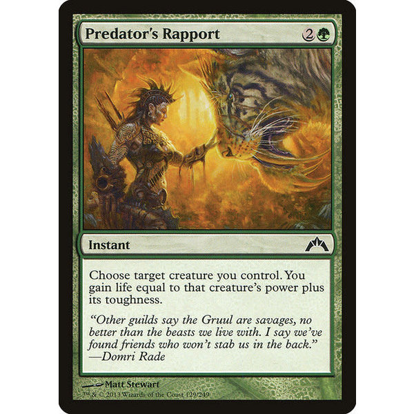 Magic: The Gathering Predator's Rapport (129) Lightly Played