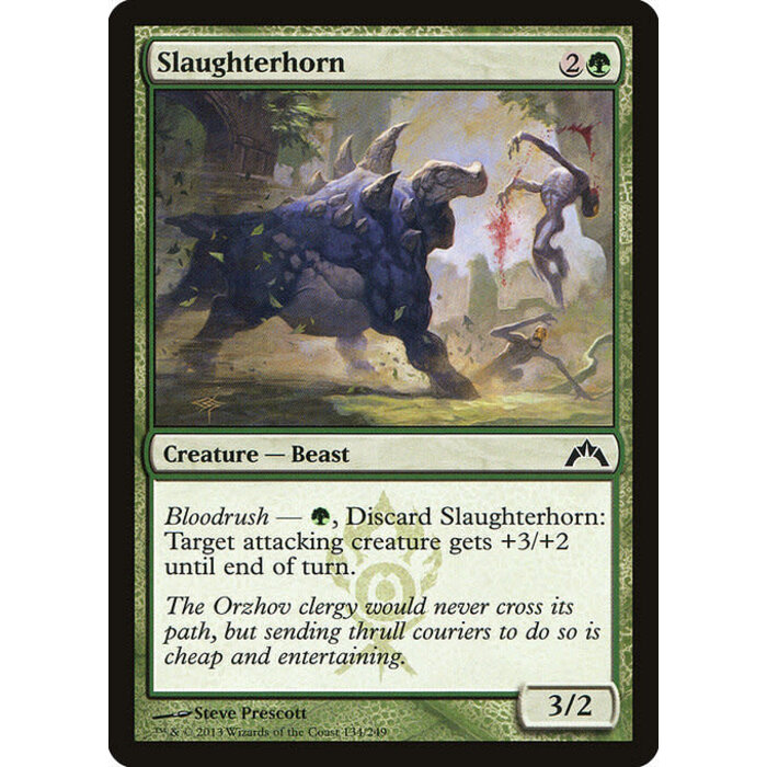 Magic: The Gathering Slaughterhorn (134) Moderately Played
