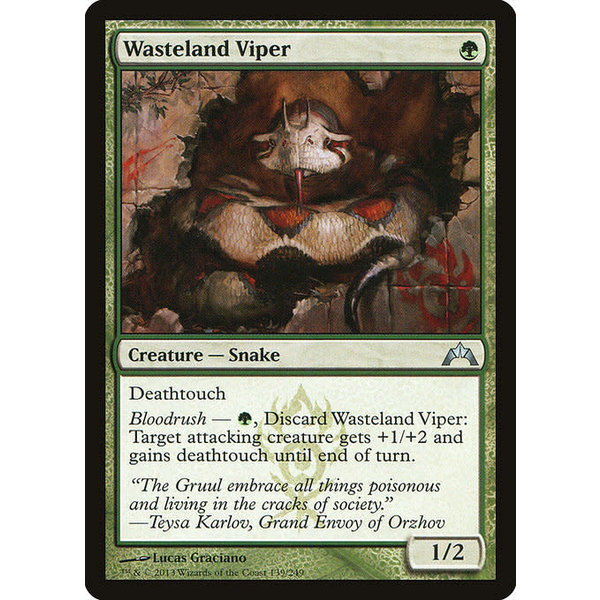Magic: The Gathering Wasteland Viper (139) Moderately Played