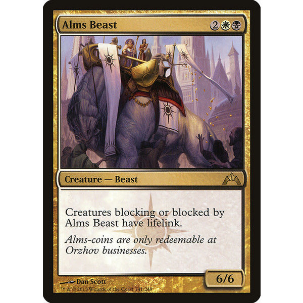 Magic: The Gathering Alms Beast (141) Lightly Played