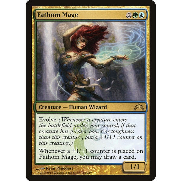 Magic: The Gathering Fathom Mage (162) Lightly Played