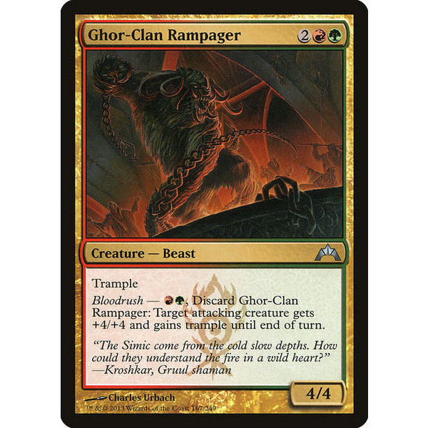 Magic: The Gathering Ghor-Clan Rampager (167) Lightly Played