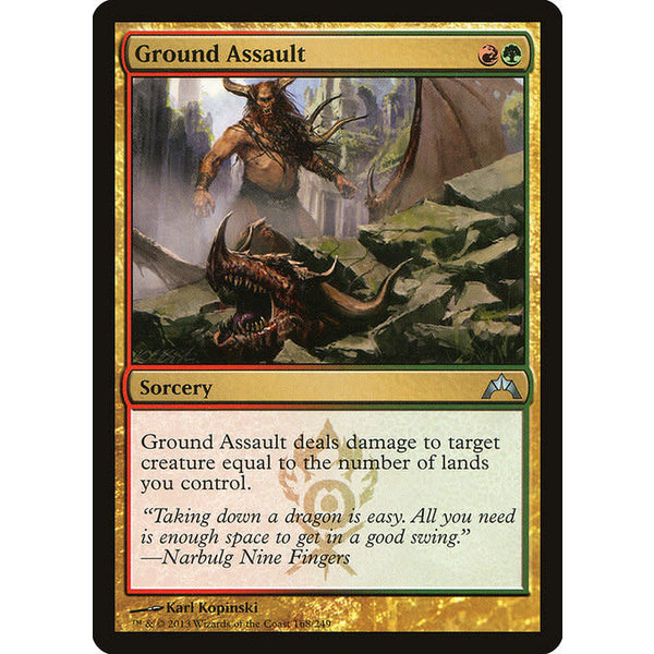 Magic: The Gathering Ground Assault (168) Lightly Played