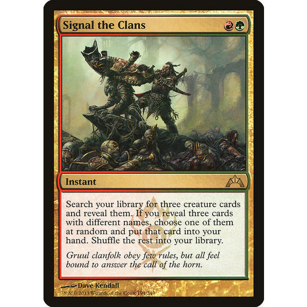 Magic: The Gathering Signal the Clans (194) Lightly Played