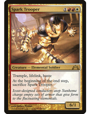 Magic: The Gathering Spark Trooper (199) Moderately Played