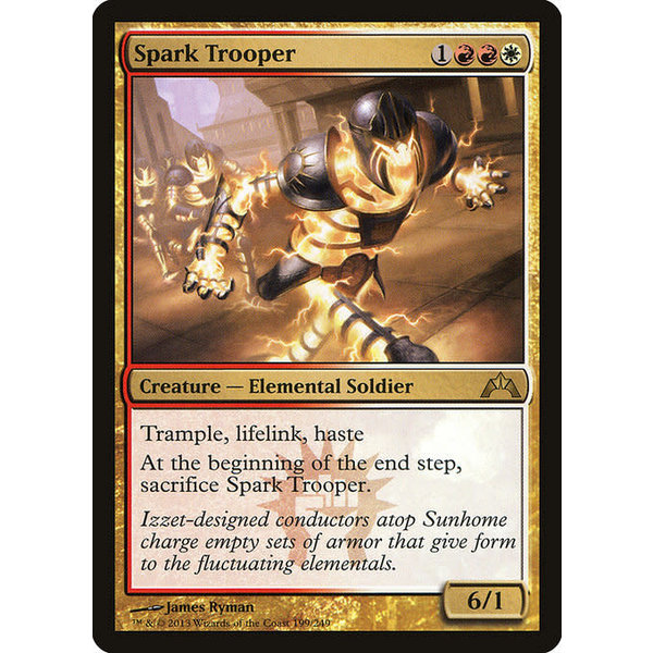 Magic: The Gathering Spark Trooper (199) Moderately Played