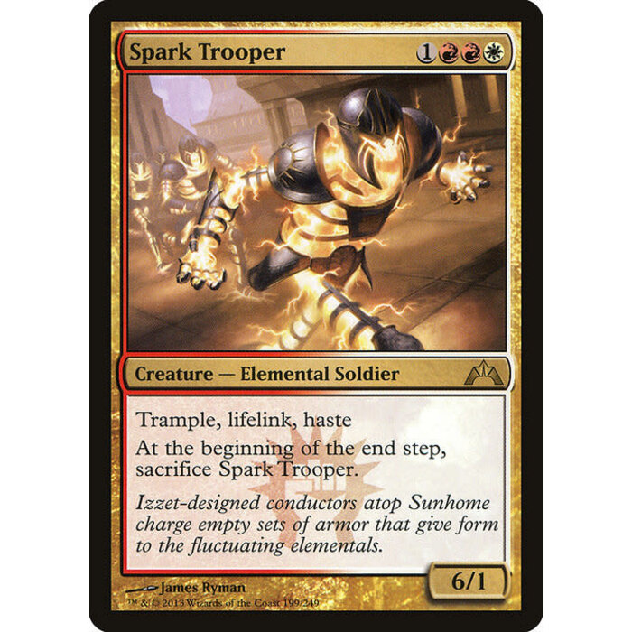 Magic: The Gathering Spark Trooper (199) Moderately Played
