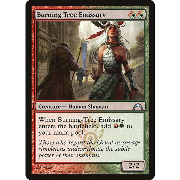 Magic: The Gathering Burning-Tree Emissary (216) Lightly Played