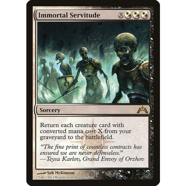 Magic: The Gathering Immortal Servitude (220) Lightly Played