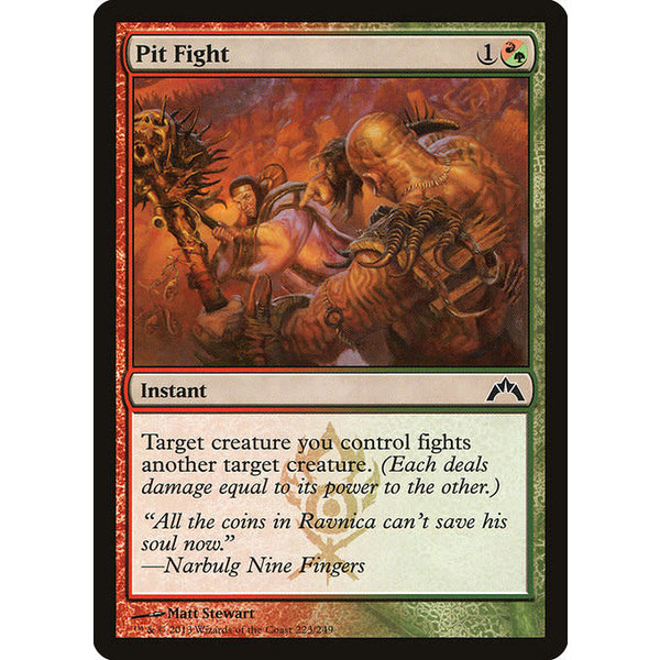 Magic: The Gathering Pit Fight (223) Moderately Played