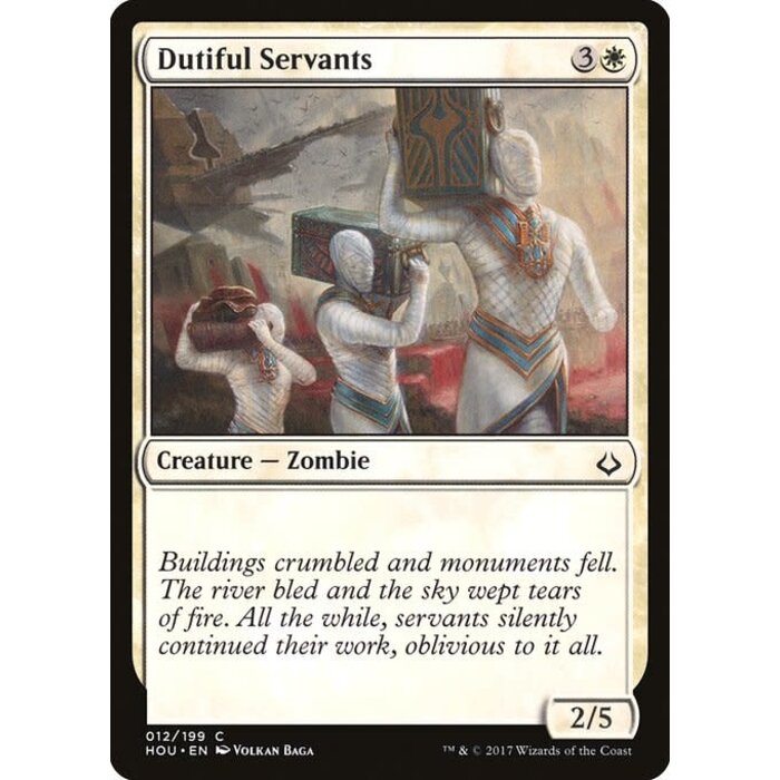 Magic: The Gathering Dutiful Servants (012) Lightly Played