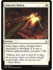Magic: The Gathering Gideon's Defeat (013) Near Mint