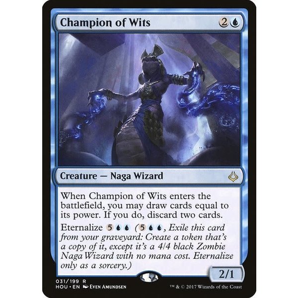 Magic: The Gathering Champion of Wits (031) Lightly Played