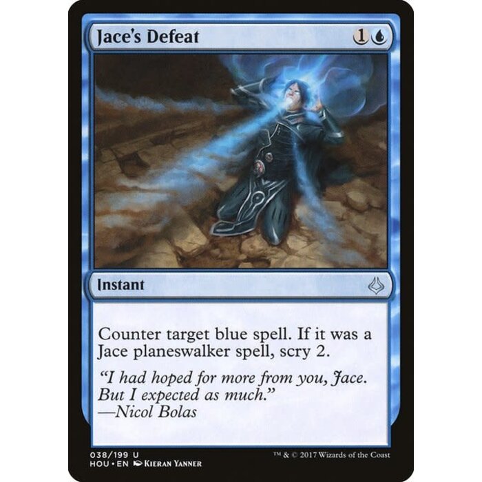 Magic: The Gathering Jace's Defeat (038) Lightly Played