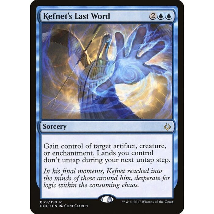 Magic: The Gathering Kefnet's Last Word (039) Lightly Played