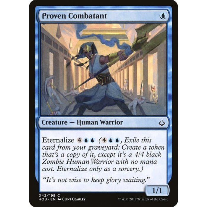 Magic: The Gathering Proven Combatant (042) Lightly Played