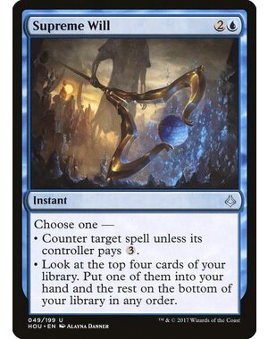 Magic: The Gathering Supreme Will (049) Lightly Played