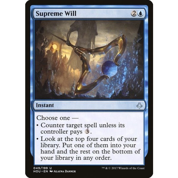 Magic: The Gathering Supreme Will (049) Lightly Played