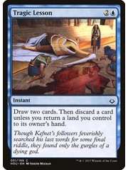 Magic: The Gathering Tragic Lesson (051) Lightly Played