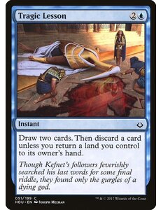 Magic: The Gathering Tragic Lesson (051) Lightly Played